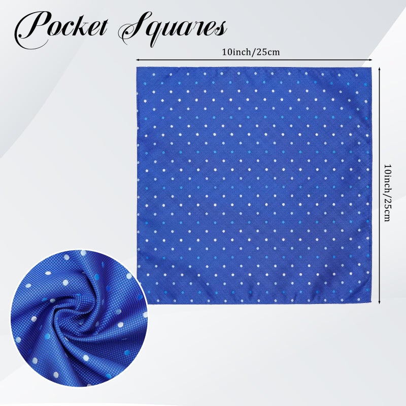 Faylapa 15 Pcs Pocket Squares sets for Man Suit, Assorted Colors Men Suit Pocket Square Handkerchiefs Wedding Party Gift - Image 2